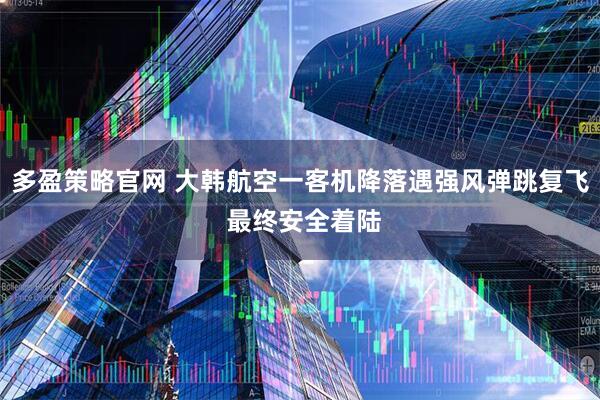 多盈策略官网 大韩航空一客机降落遇强风弹跳复飞 最终安全着陆